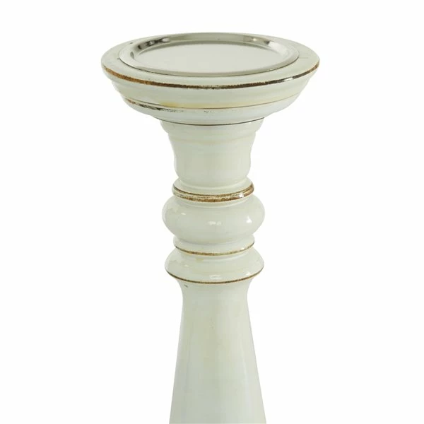 Deals π Grayson Lane Set of 3 White Mango Wood Pillar Country Cottage Candle Holder β 3 Deals π Grayson Lane Set of 3 White Mango Wood Pillar Country Cottage Candle Holder β - Image 3