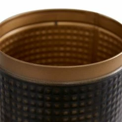 Discount ⭐ Grayson Lane Set of 3 Farmhouse Black Metal Canisters 😍 -GRAYSON LANE Sales 2022 330857489 AlternateImage3 l