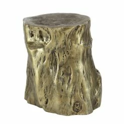 Discount 😍 Grayson Lane Gold Fibreglass Live Edge End Table 🔔