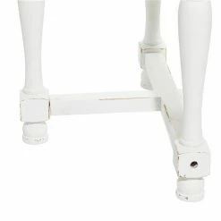 Best Sale 😍 Grayson Lane Farmhouse White and Brown Wood Round End Table ✨ -GRAYSON LANE Sales 2022 330857500 AlternateImage4 l