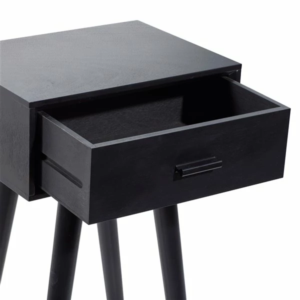 Buy 🎉 Grayson Lane Black Pine Wood Rectangular End Table 🤩 4 Buy 🎉 Grayson Lane Black Pine Wood Rectangular End Table 🤩 - Image 4