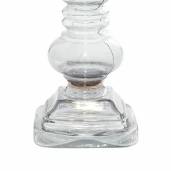 Budget 🧨 Grayson Lane 17-in x 6-in Traditional Black Glass Hurricane Candle Holder 👏 -GRAYSON LANE Sales 2022 330857511 AlternateImage3 l