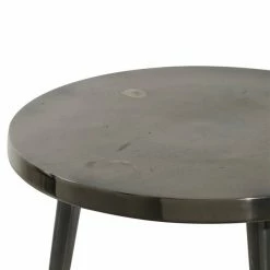 Best Pirce 👍 Grayson Lane Contemporary Silver Aluminum Round Accent Table ✨ -GRAYSON LANE Sales 2022 330857512 AlternateImage3 l