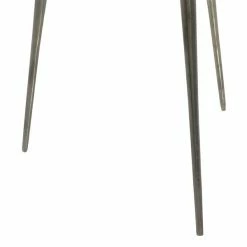 Best Pirce 👍 Grayson Lane Contemporary Silver Aluminum Round Accent Table ✨ -GRAYSON LANE Sales 2022 330857512 AlternateImage4 l