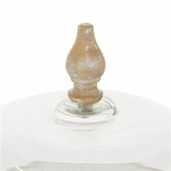 Discount 🤩 Grayson Lane 12-in x 12-in Contemporary Cake Stand with Cloche in White Glass and Iron 🎉 -GRAYSON LANE Sales 2022 330857517 AlternateImage2 l