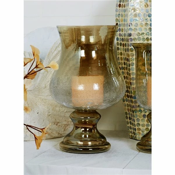 Cheapest ๐ Grayson Lane Traditional Clear Glass Hurricane Candle Holder โญ 2 Cheapest ๐ Grayson Lane Traditional Clear Glass Hurricane Candle Holder โญ - Image 2