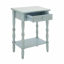 Flash Sale 💯 Grayson Lane Blue Wood Rectangular End Table 🌟 -GRAYSON LANE Sales 2022 330857524 AlternateImage5 l