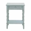 Flash Sale 💯 Grayson Lane Blue Wood Rectangular End Table 🌟
