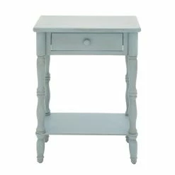 Flash Sale 💯 Grayson Lane Blue Wood Rectangular End Table 🌟