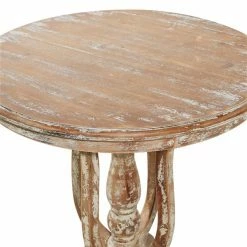 Cheap 🥰 Grayson Lane Farmhouse Light Brown Wood Round Accent Table 😉 -GRAYSON LANE Sales 2022 330857527 AlternateImage4 l