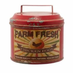 Best deal 🔥 Grayson Lane Set of 3 Farmhouse Red Decorative Jars 😀 -GRAYSON LANE Sales 2022 330857529 AlternateImage2 l