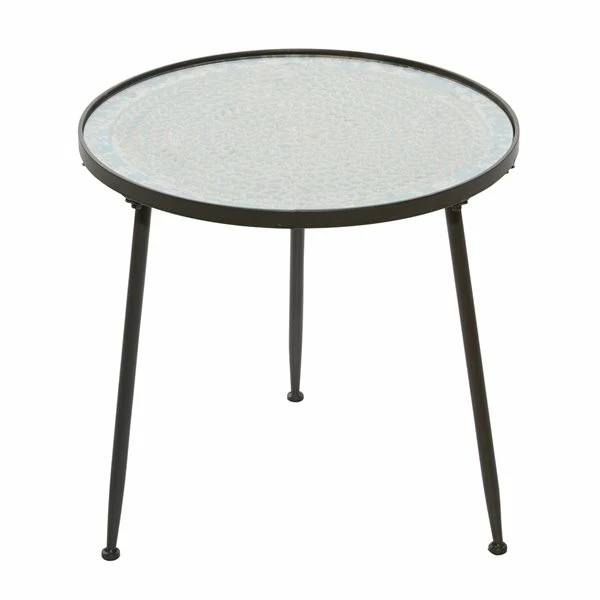 Buy ⭐ Grayson Lane Vintage Black Metal Round End Table 🔔 5 Buy ⭐ Grayson Lane Vintage Black Metal Round End Table 🔔 - Image 5