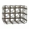 Cheap ✨ GRAYSON LANE 12 In. x 16 In. Industrial Wine Holder Rack Black Metal 🛒