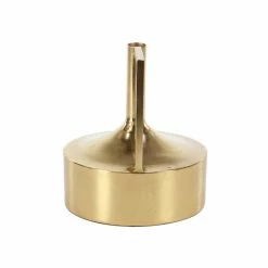 New 👏 GRAYSON LANE 11 In. x 9 In. Glam Vase Gold Metal 💯 -GRAYSON LANE Sales 2022 330857570 AlternateImage4 l