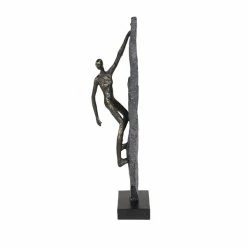 Cheap 😍 GRAYSON LANE 19 In. x 6 In. Industrial Sculpture Bronze Resin Climbing ⌛ -GRAYSON LANE Sales 2022 330857571 AlternateImage3 l