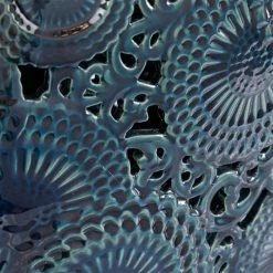 Discount ✔️ GRAYSON LANE Set of 2 16 In., 13 In. Eclectic Vase Blue Stoneware 🥰 -GRAYSON LANE Sales 2022 330857573 AlternateImage3 l