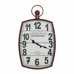 Discount 🤩 GRAYSON LANE 33 In. x 19 In. Vintage Wall Clock White Metal ❤️