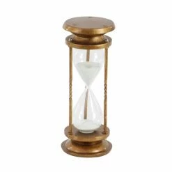 Buy 🎉 GRAYSON LANE 13 In. x 6 In. x 6 In. Traditional Timer Gold Metal 👏 -GRAYSON LANE Sales 2022 330857588 AlternateImage4 l