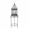 Cheap 👏 GRAYSON LANE 47 In. x 14 In. Vintage Bird Cage Black Iron ✔️