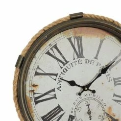 Coupon 🥰 GRAYSON LANE 17 In. x 17 In. Coastal Wall Clock White Metal 🔥 -GRAYSON LANE Sales 2022 330857611 AlternateImage3 l