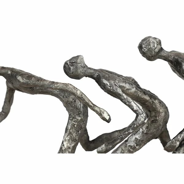 Flash Sale 😉 GRAYSON LANE 11 In. x 16 In. Modern Sculpture Silver Resin Running 🤩 3 Flash Sale 😉 GRAYSON LANE 11 In. x 16 In. Modern Sculpture Silver Resin Running 🤩 - Image 3