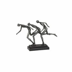 Flash Sale 😉 GRAYSON LANE 11 In. x 16 In. Modern Sculpture Silver Resin Running 🤩