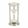 Brand new 🔔 GRAYSON LANE 12 In. x 7 In. x 7 In. Glam Timer Silver Metal 🌟