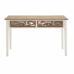 Cheap 🎉 Grayson Lane 32 In. x 47 In. Farmhouse Console Table Brown W 🤩