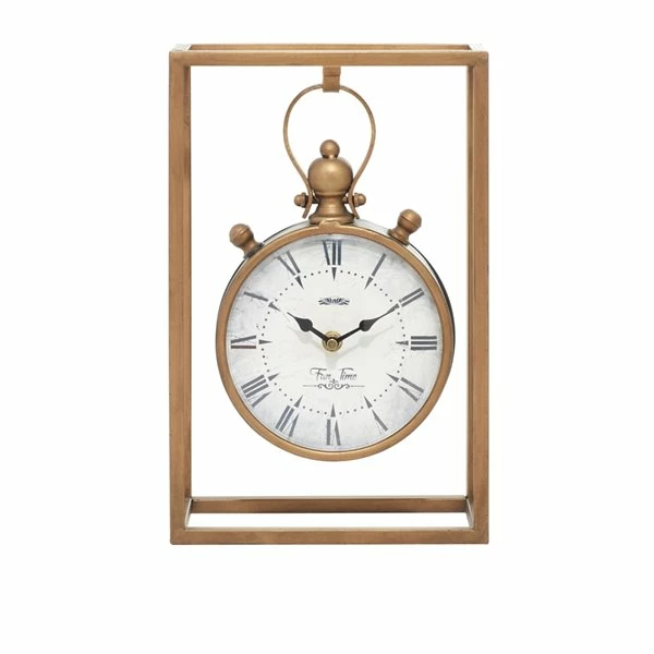 Cheap 🥰 GRAYSON LANE 13 In. x 9 In. Vintage Clock Bronze Metal 💯 1 Cheap 🥰 GRAYSON LANE 13 In. x 9 In. Vintage Clock Bronze Metal 💯
