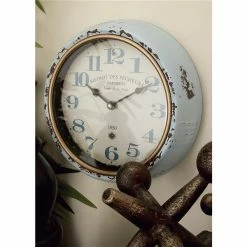 Best reviews of 💯 GRAYSON LANE Set of 2 10 In. x 10 In. Vintage Wall Clock White Metal 😉 -GRAYSON LANE Sales 2022 330857635 AlternateImage2 l