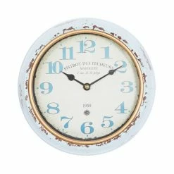 Best reviews of 💯 GRAYSON LANE Set of 2 10 In. x 10 In. Vintage Wall Clock White Metal 😉 -GRAYSON LANE Sales 2022 330857635 AlternateImage4 l