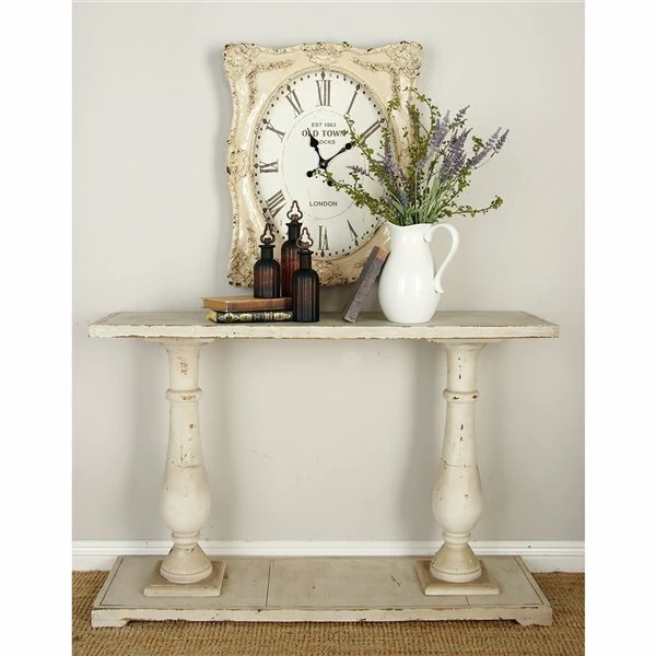 Best reviews of 🛒 Grayson Lane 32 In. x 48 In. Farmhouse Console Table White W 💯 2 Best reviews of 🛒 Grayson Lane 32 In. x 48 In. Farmhouse Console Table White W 💯 - Image 2