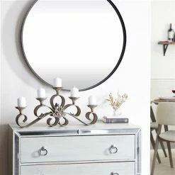 Hot Sale 🎁 GRAYSON LANE 11 In. x 23 In. Rustic Candlestick Holders Grey Iron 🔔 -GRAYSON LANE Sales 2022 330857639 AlternateImage2 l