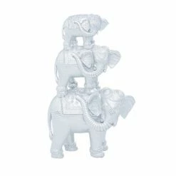 Discount 🎉 GRAYSON LANE 11 In. x 18 In. Glam Sculpture Silver Polystone 😍 -GRAYSON LANE Sales 2022 330857643 AlternateImage4 l