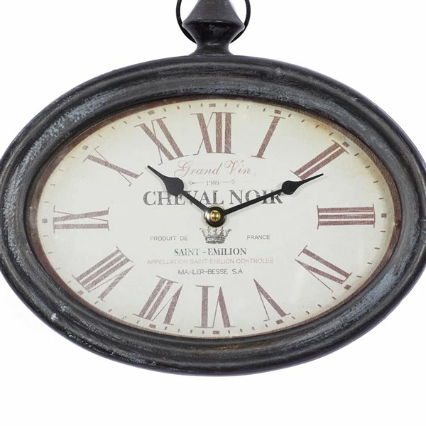 Brand new ⭐ GRAYSON LANE Set of 2 12 In. x 11 In. Vintage Wall Clock Cream Metal 😉 3 Brand new ⭐ GRAYSON LANE Set of 2 12 In. x 11 In. Vintage Wall Clock Cream Metal 😉 - Image 3