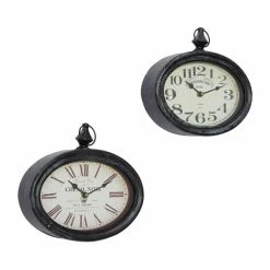 Brand new ⭐ GRAYSON LANE Set of 2 12 In. x 11 In. Vintage Wall Clock Cream Metal 😉 9 Brand new ⭐ GRAYSON LANE Set of 2 12 In. x 11 In. Vintage Wall Clock Cream Metal 😉 -GRAYSON LANE Sales 2022 330857651 AlternateImage5 l
