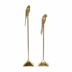 Brand new 👏 GRAYSON LANE Set of 2 28 In., 32.5 In. Gold Glam Bird Sculpture Aluminum 😉 -GRAYSON LANE Sales 2022 330857655 AlternateImage3 l