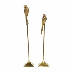 Brand new 👏 GRAYSON LANE Set of 2 28 In., 32.5 In. Gold Glam Bird Sculpture Aluminum 😉 -GRAYSON LANE Sales 2022 330857655 AlternateImage4 l