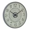 Top 10 🛒 GRAYSON LANE 28 In. x 28 In. Farmhouse Wall Clock Grey Metal 💯