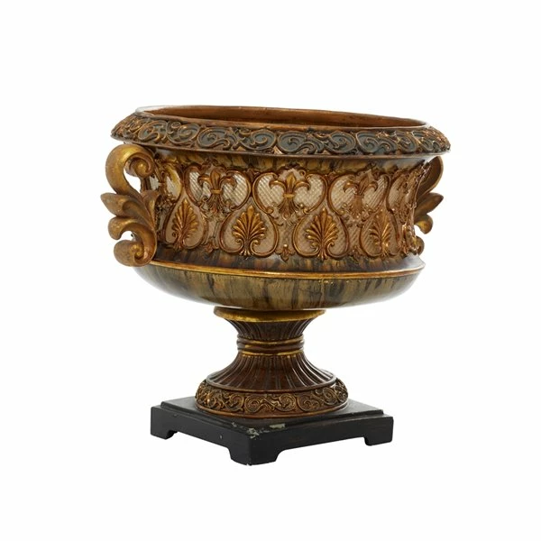 Buy โญ GRAYSON LANE 13 In. x 15 In. Traditional Decorative Bowl Gold Resin ๐ฅ 5 Buy โญ GRAYSON LANE 13 In. x 15 In. Traditional Decorative Bowl Gold Resin ๐ฅ - Image 5