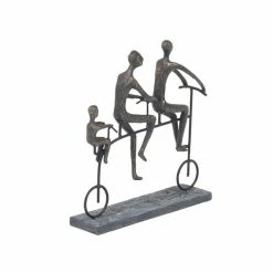 Deals 🎁 GRAYSON LANE 13 In. x 13 In. Modern Sculpture Brass Polystone Bicyclist 🥰 -GRAYSON LANE Sales 2022 330857677 AlternateImage3 l