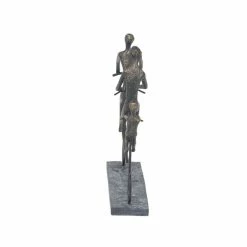 Deals 🎁 GRAYSON LANE 13 In. x 13 In. Modern Sculpture Brass Polystone Bicyclist 🥰 -GRAYSON LANE Sales 2022 330857677 AlternateImage4 l