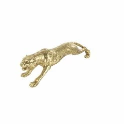 Budget ❤️ GRAYSON LANE 10 In. x 46 In. Glam Sculpture Gold Polystone Leopard 😉 -GRAYSON LANE Sales 2022 330857678 AlternateImage3 l