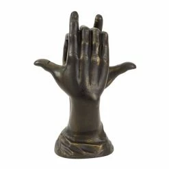 Cheapest 💯 GRAYSON LANE 12 In. x 6 In. Traditional Sculpture Black Aluminum Abstract 🛒 -GRAYSON LANE Sales 2022 330857681 AlternateImage3 l