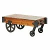 Cheapest 😍 Grayson Lane 16 In. x 45 In. Industrial Coffee Table Brown W 🎉