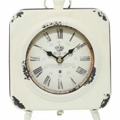 Best deal 🤩 GRAYSON LANE 10 In. x 8 In. Vintage Clock Multi Colored Metal 🥰 -GRAYSON LANE Sales 2022 330857702 AlternateImage4 l