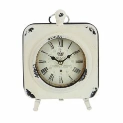 Best deal 🤩 GRAYSON LANE 10 In. x 8 In. Vintage Clock Multi Colored Metal 🥰 -GRAYSON LANE Sales 2022 330857702 AlternateImage5 l