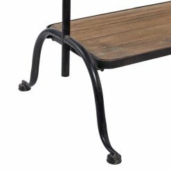 Brand new 👏 GRAYSON LANE 72 In. x 38 In. Industrial 🧥 Coat Rack Black Metal and Wood 💯 -GRAYSON LANE Sales 2022 330857707 AlternateImage4 l