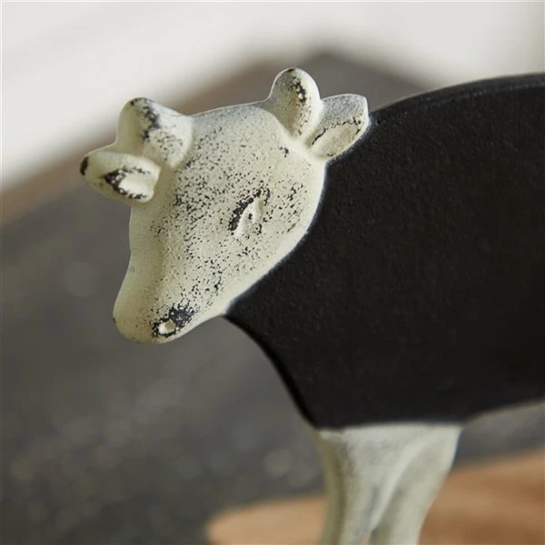 Outlet ๐งจ GRAYSON LANE 6 In. x 9 In. Farmhouse Sculpture Black Metal Cow ๐ 3 Outlet ๐งจ GRAYSON LANE 6 In. x 9 In. Farmhouse Sculpture Black Metal Cow ๐ - Image 3