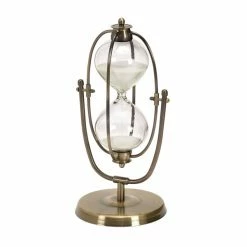 Best deal 🌟 GRAYSON LANE 6 In. x 13 In. x 6 In. Glam Timer Brass Metal 🎁